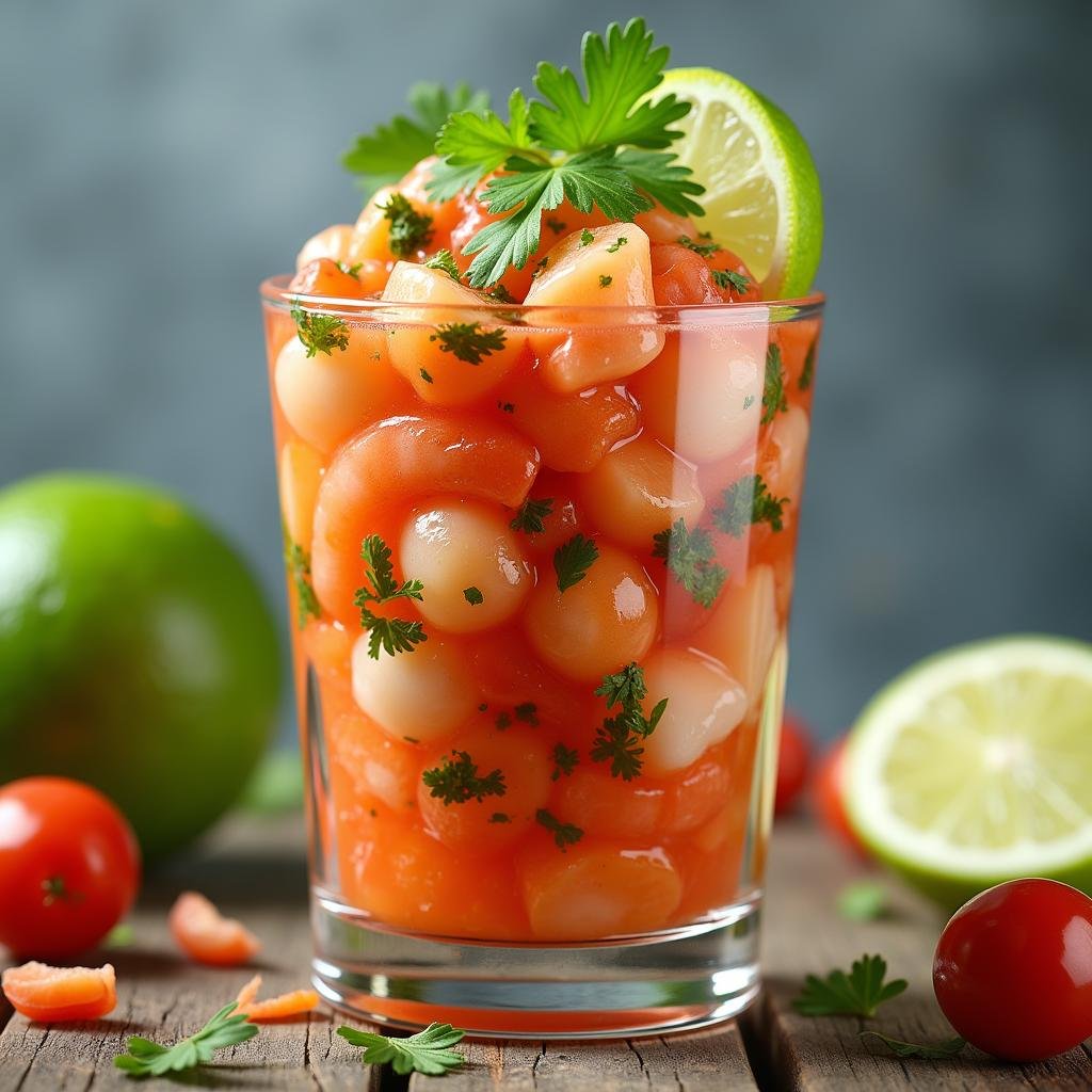 ceviche san salvador pescado camaron